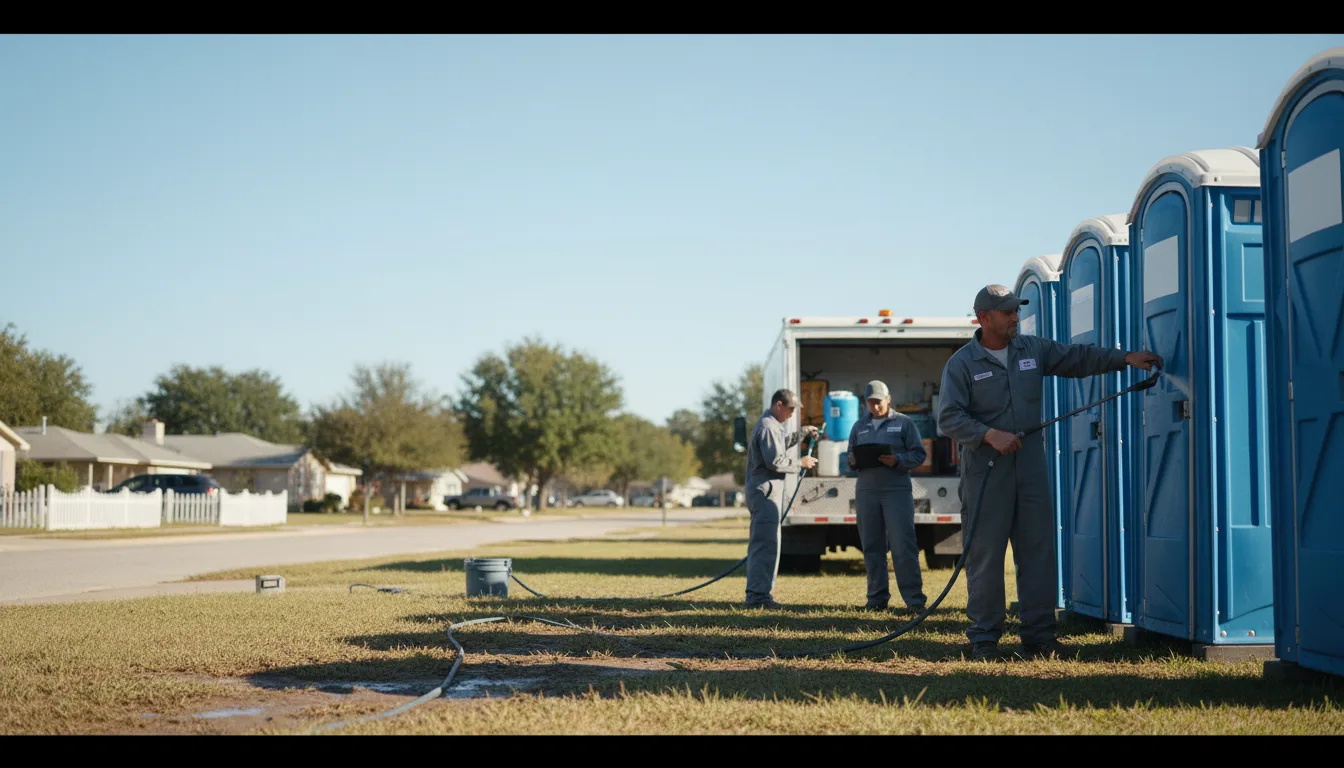 Long-Term Portable Toilet Rental in New Trenton, IN near me